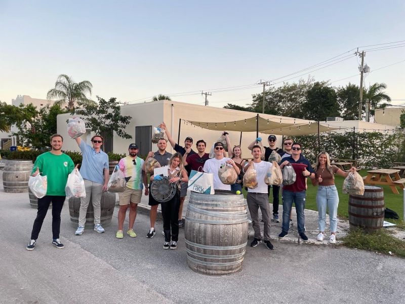 Regrowth Project cleanup along Dixie Highway West Palm Beach 2023